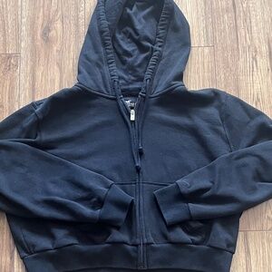 Set of 2 Hollister cropped zip up hoodies